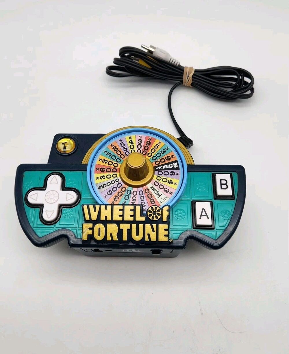 Jakks Pacific Wheel of Fortune Handheld Game - 2005 (Cleaned & Tested)